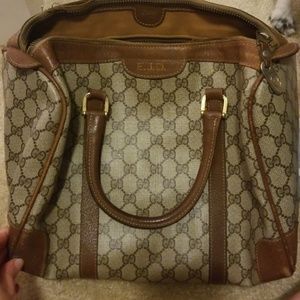 Vintage Gucci bowling bag